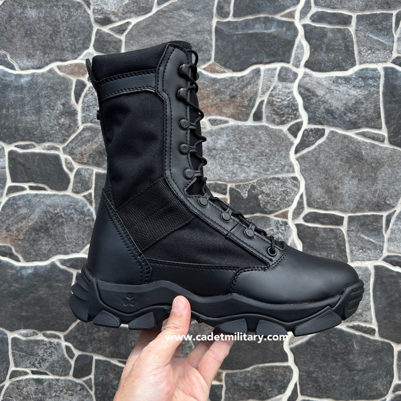 Sepatu Combat PDL Titan Gears - MERC-LT Combat Boots [ Hitam ]