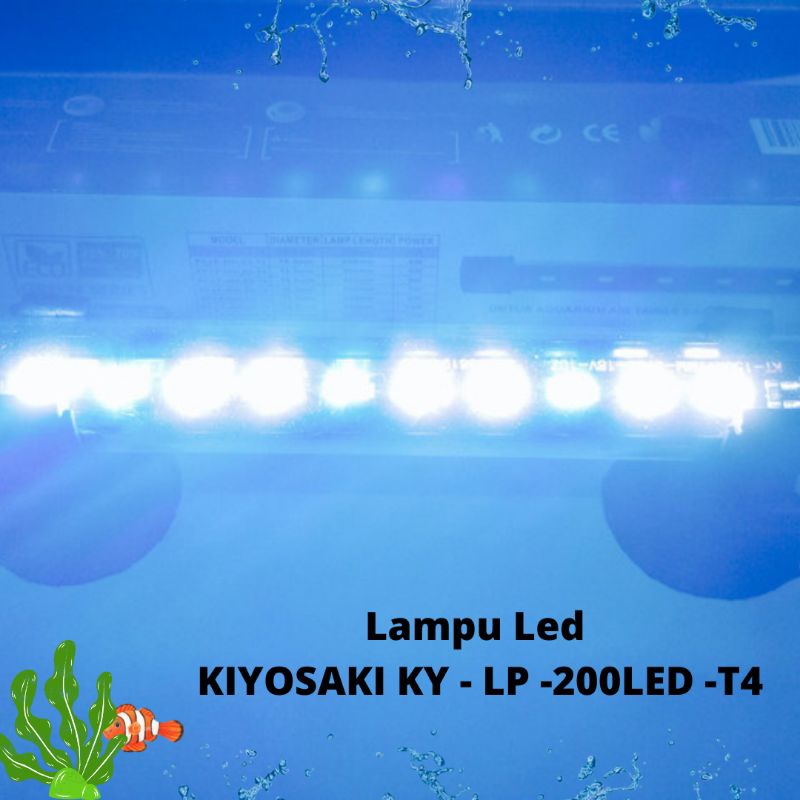 Lampu Celup Led Aquarium Aquascape LED KIYOSAKI KY LP T4 200LED