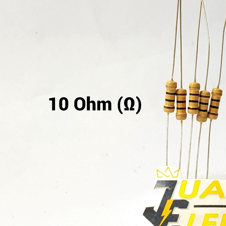 (10 PCS) RESISTOR 1/2 WATT | Ukuran Ohm 1 Ω - 5K6 (VARIASI A)