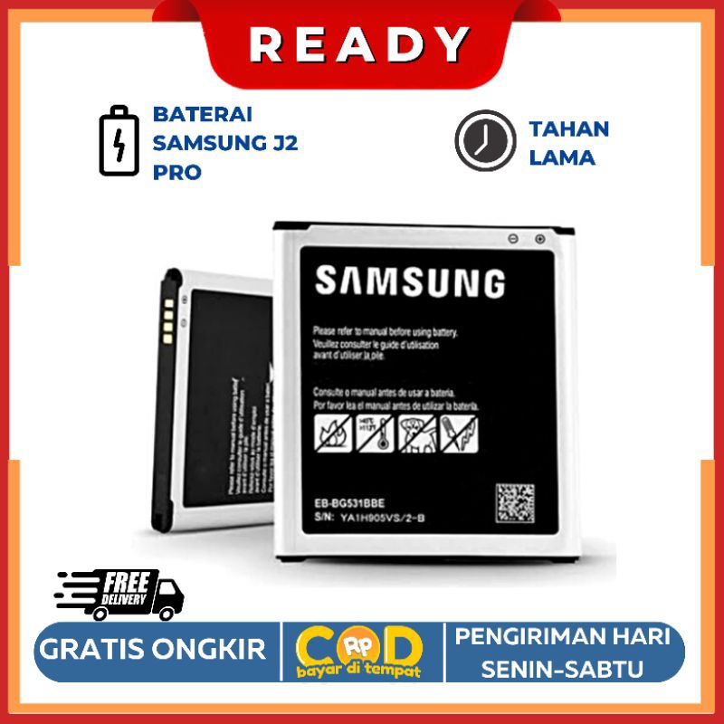 Baterai Samsung J2 PRO Original Batre Batrai Handphone