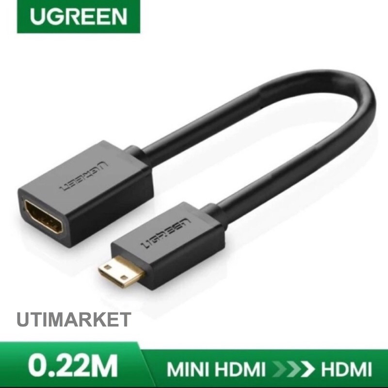 ugreen mini hdmi to hdmi 4k 3d male to female - 20137