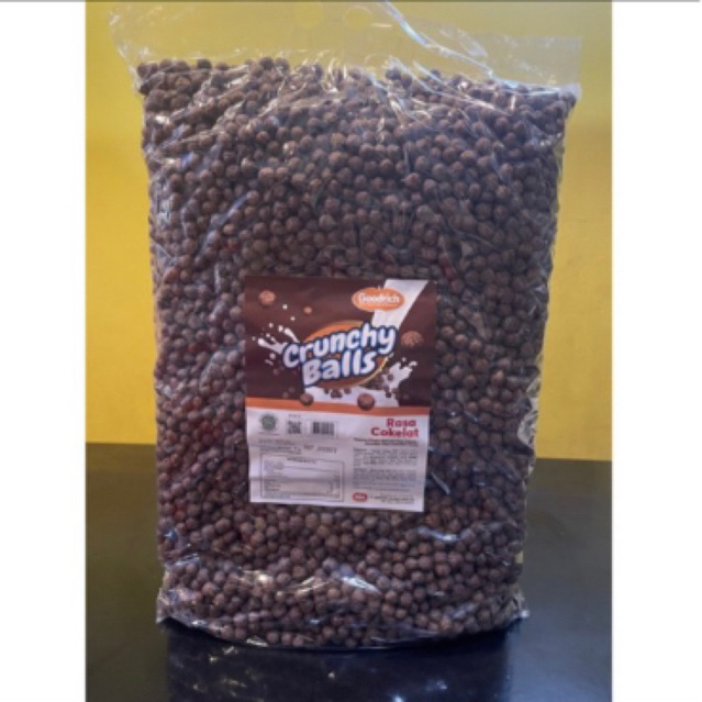 

crunchy ball rasa cokelat kemasan 1kg