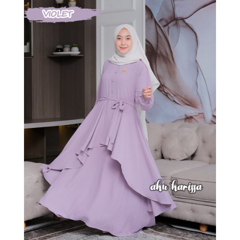 ADIVA DRESS ori AKU KARISSA / GAMIS AKU KARISSA TERBARU / GAMIS UMPAK / DRESS GAMIS / GAMIS CRINGKLE
