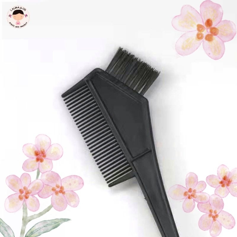 ECER SISIR SEMIR KUAS BAHAN TEBAL HITAM SISIR CAT 1PC