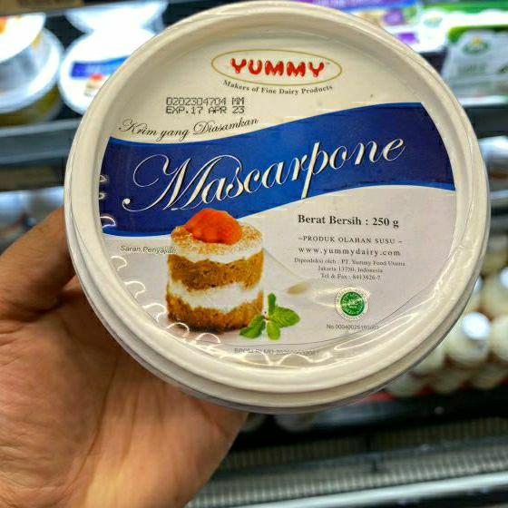 

Yummy Mascarpone Cream | Krim yg di asam kan 250 grm