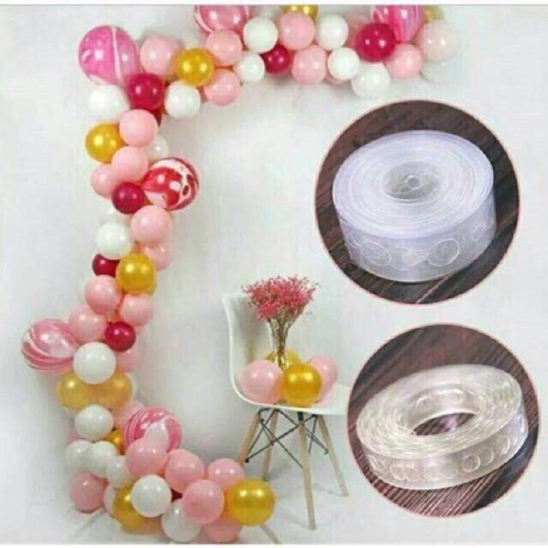 Balon Chain / Strip Balon Garland / PVC rantai