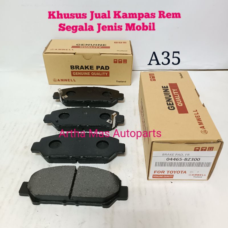 NEW KAMPAS REM DEPAN ALL NEW AVANZA VELOZ THN 2022 KEATAS BRAKE PAD ALL NEW AVANZA VELOZ TAHUN
