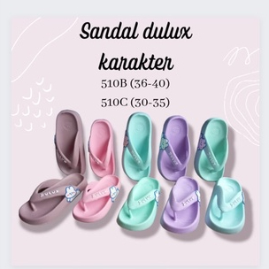 Sandal Anak perempuan   sandal dulux Lucu Uk 30 - 35 / Sandal Fuji Motif Kelinci