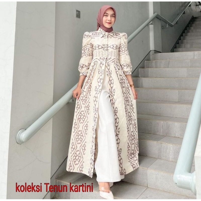 Gamis Sabrina Putih - baju lebaran