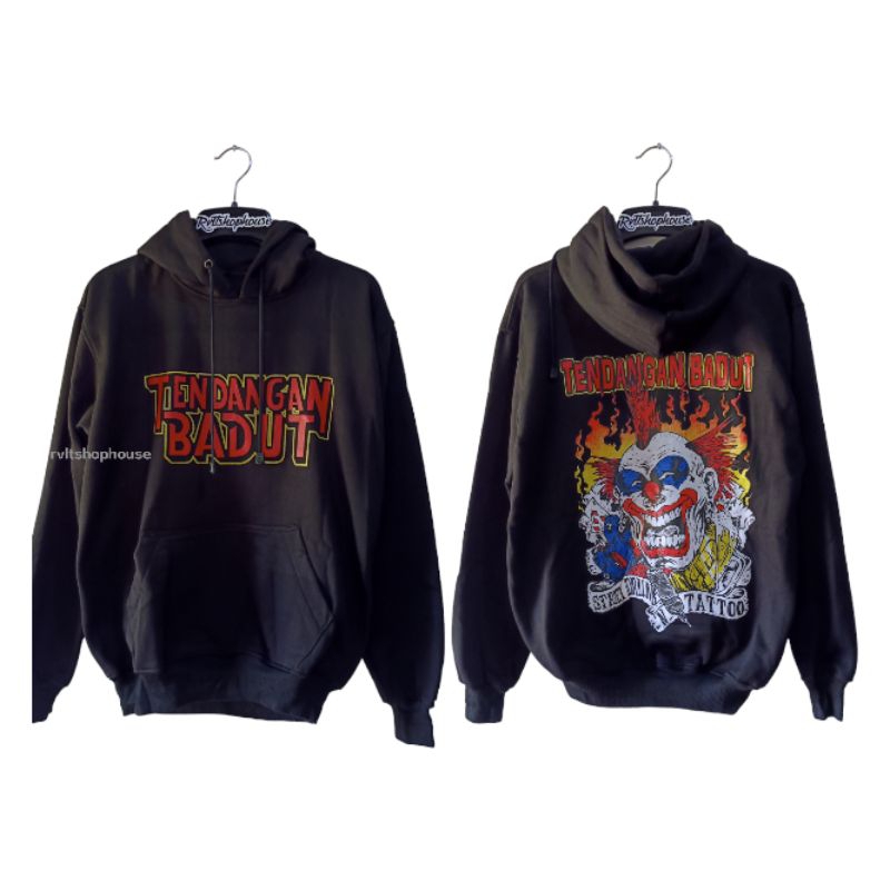 Jaket Hoodie Band Punk Tendangan Badut / Jaket Distro / Jaket Punk