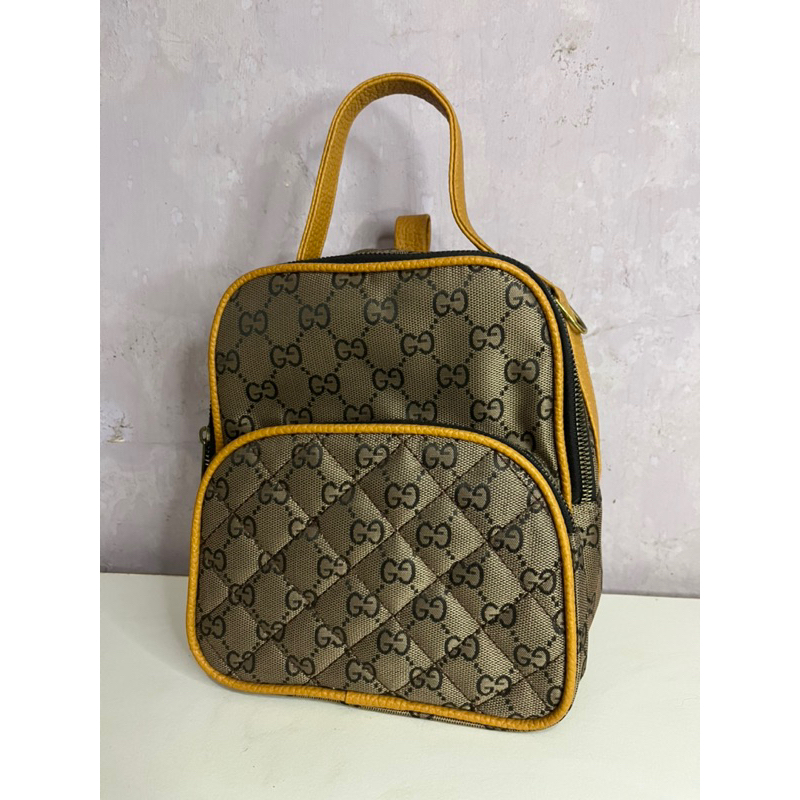 Tas Gendong Dan Selempang Kuning Kunyit