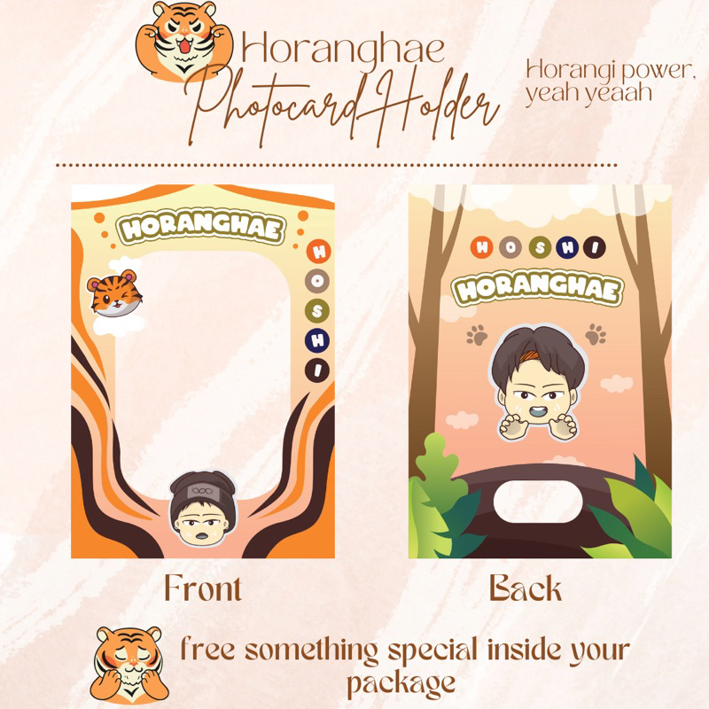 Horanghae Photocard Holder Hoshi Seventeen