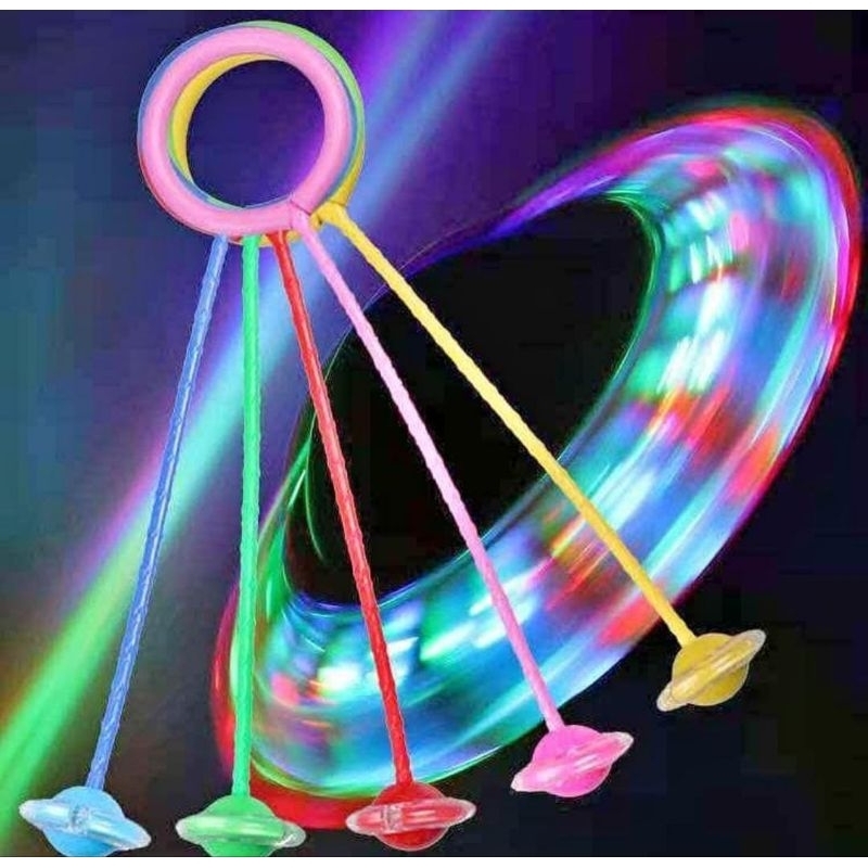 HULA HOOP KAKI FULL LED / FLASHING JUMPING BALL / MAINAN YOYO KAKI FULL LED