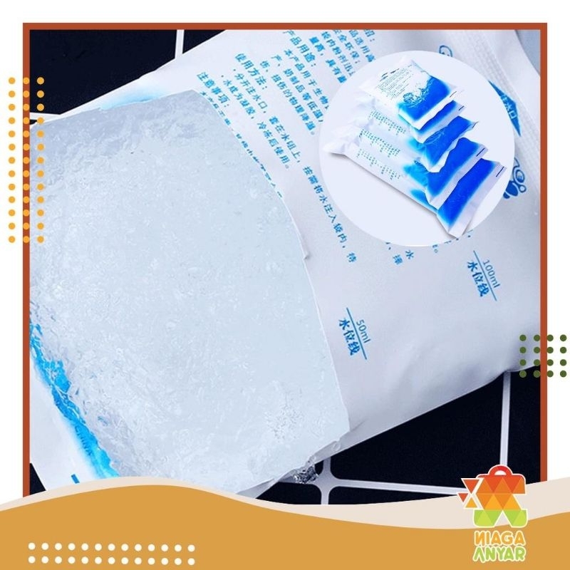 Ice gel 400ml ice pack pengganti es batu / gabag  pendingin cooler bag ASI/ pendingin asi / dry ice