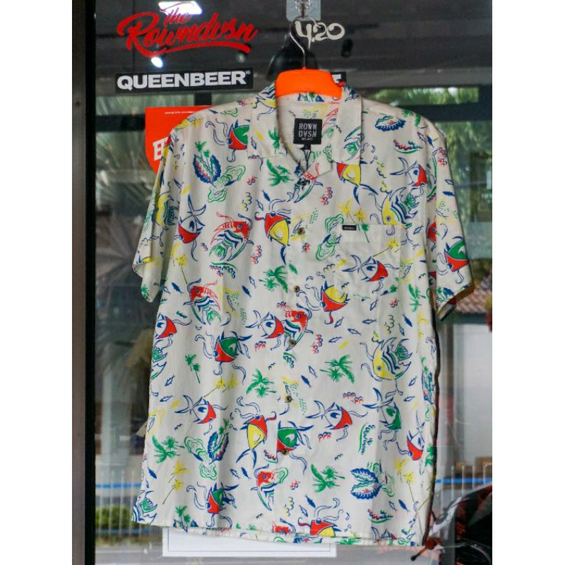 ROWN DIVISION SHIRT | KEMEJA PENDEK ROWN DIVISION ORIGIINAL