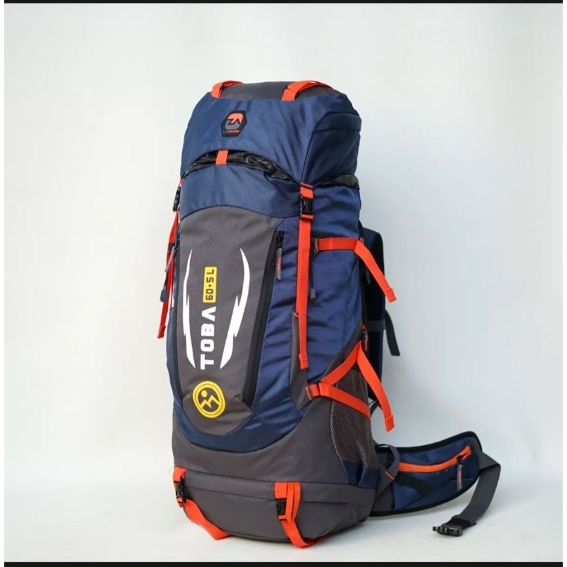 TAS CARRIER TNF TOBA 60+5L DOBEL PRAME BISA DI ATUR # TAS HIKING # TAS CAMPING # TAS RANSEL GUNUNG