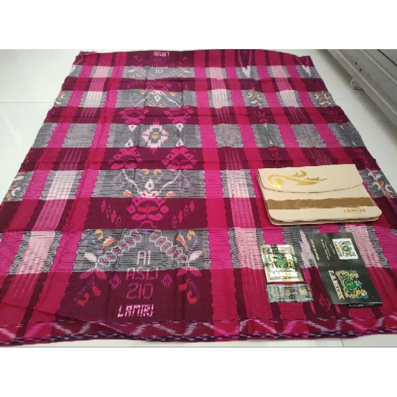 [12.12] SARUNG LAMIRI SONGKET MGT S90 FULL SUTRA BASAH SUPER HALUS TERMURA