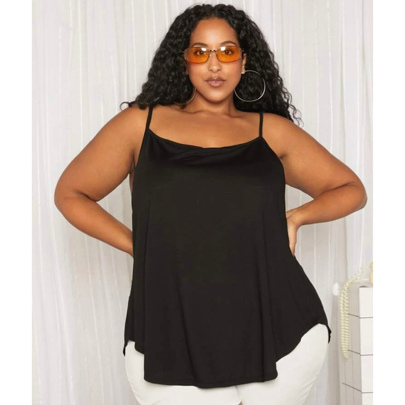 Basic Crinkle Tank Top (Petite Size to Plus Size) Anti Lecek | SKOUTWEAR