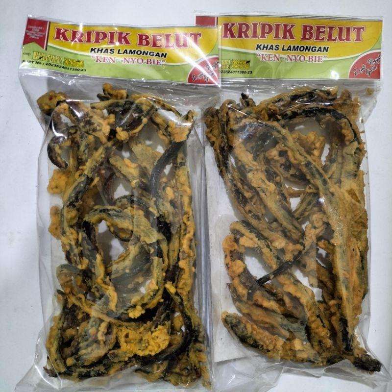 Kripik Belut Khas Lamongan 150gram | keripik belut enak gurih renyah