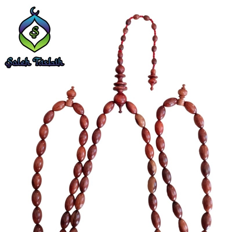 Tasbih Nagasari Oval Size 10x15mm, Isi 99Butir