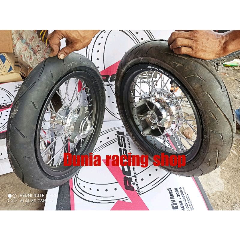 Paketan Velg Pelek Ring 14 Nmax New Aerox 155 Nmax old Vario125 150 PCX ADV 150 velg Rossi sama Ban