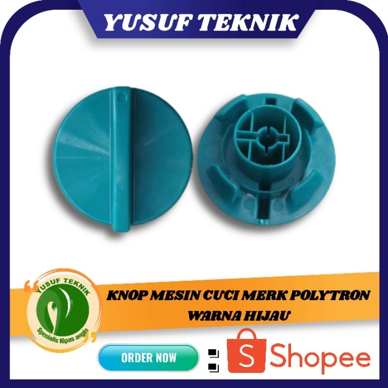 KNOP MESIN CUCI MERK POLYTRON HIJAU