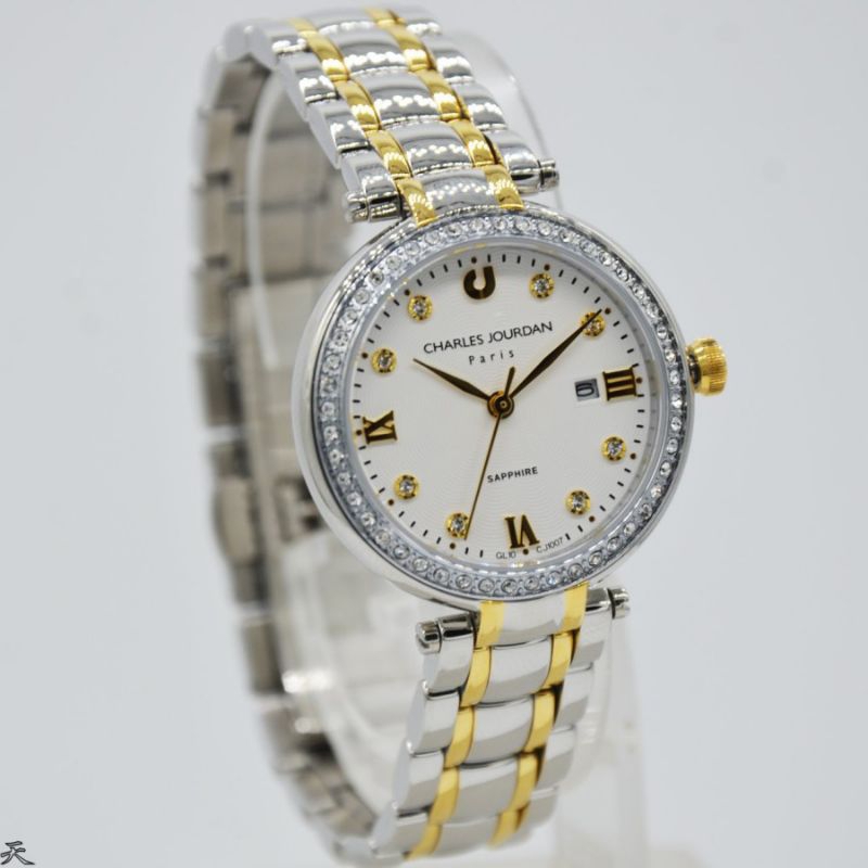 CHARLES JOURDAN CJ1007-2113S - Jam Tangan Wanita Analog Original-Garansi Resmi