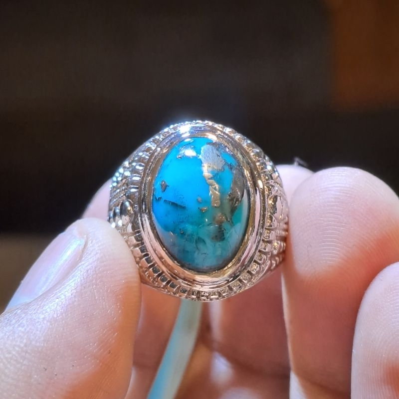 batu pirus persia badar logam