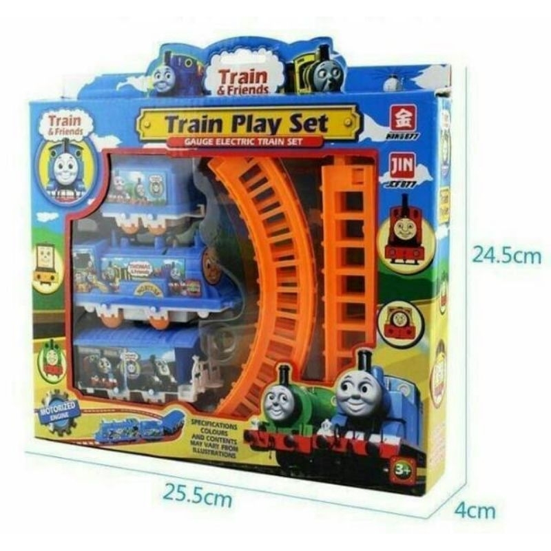 MAINAN ANAK REL KERETA API ELEKTRIK 877-33 TRAIN PLAY SET - MAINAN ANAK KERETA THOMAS