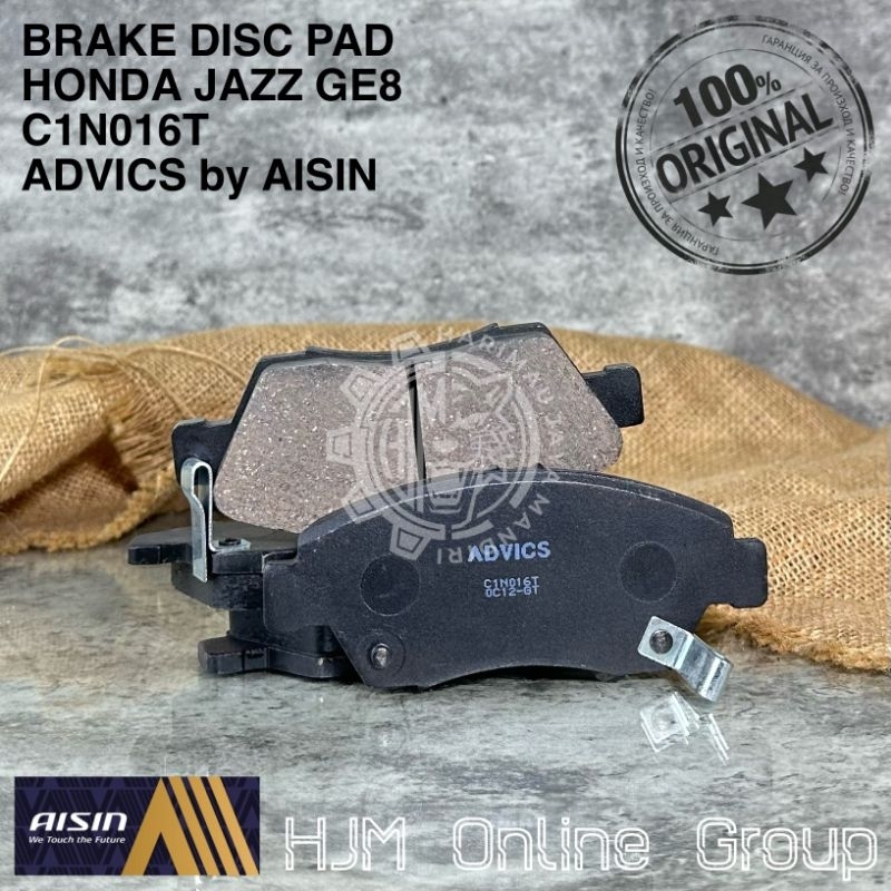 BRAKE DISC PAD - KAMPAS REM DEPAN JAZZ GE8 MOBILIO ADVICS by AISIN