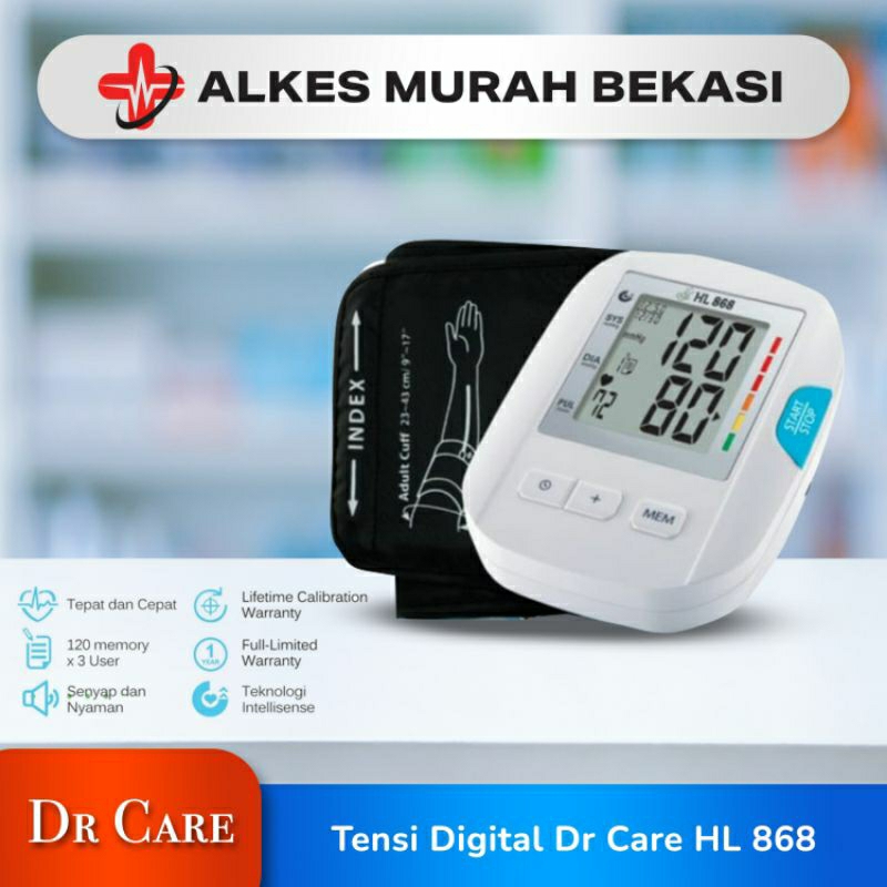 Tensi Digital Dr Care HL868 / Tensi Digital / Dr Care / Tensi Digital Murah / Dr Care HL868