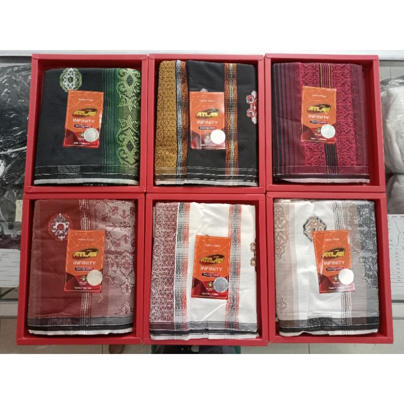 Sarung ATLAS INFINITY JACQUARD Songket Grosir Paket 3 Pcs