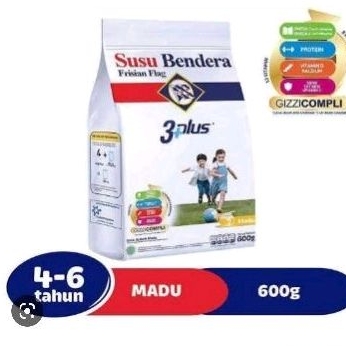 Susu Bendera 1+ / 1 plus & 3+ / 3 plus 600gr 900gr madu 800gr