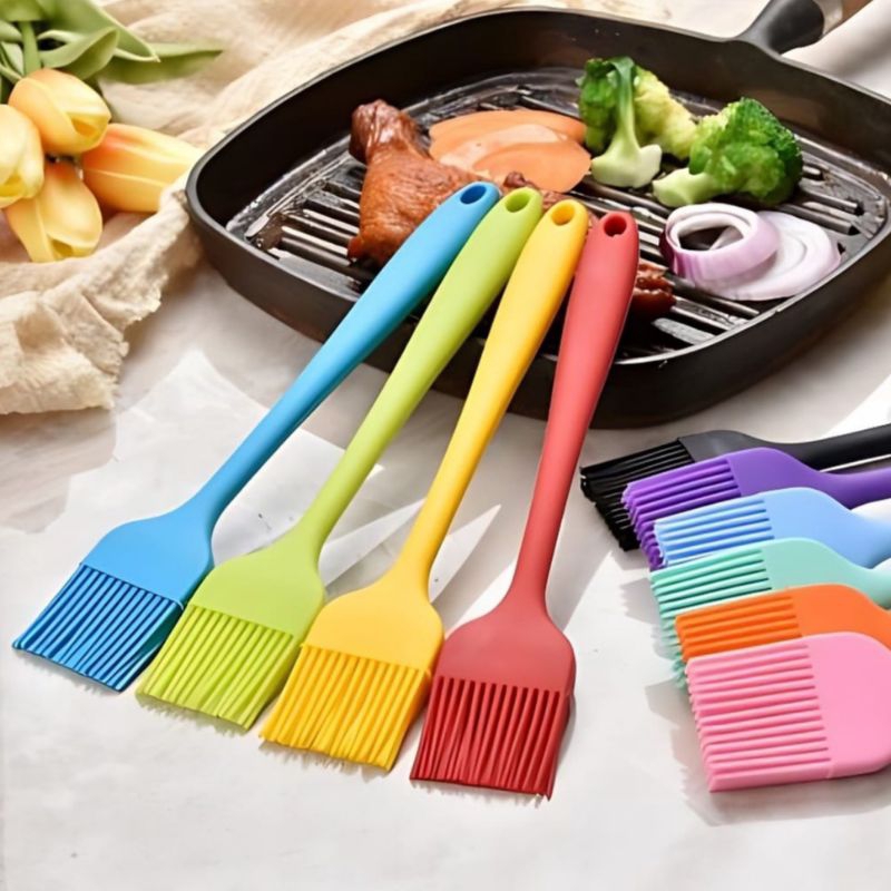 Kuas silikon anti panas / kuas kue dan roti / kuas BBQ