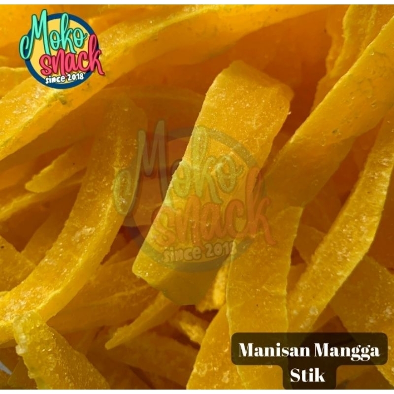 

manisan stik mangga 250 gr manisan buah kering