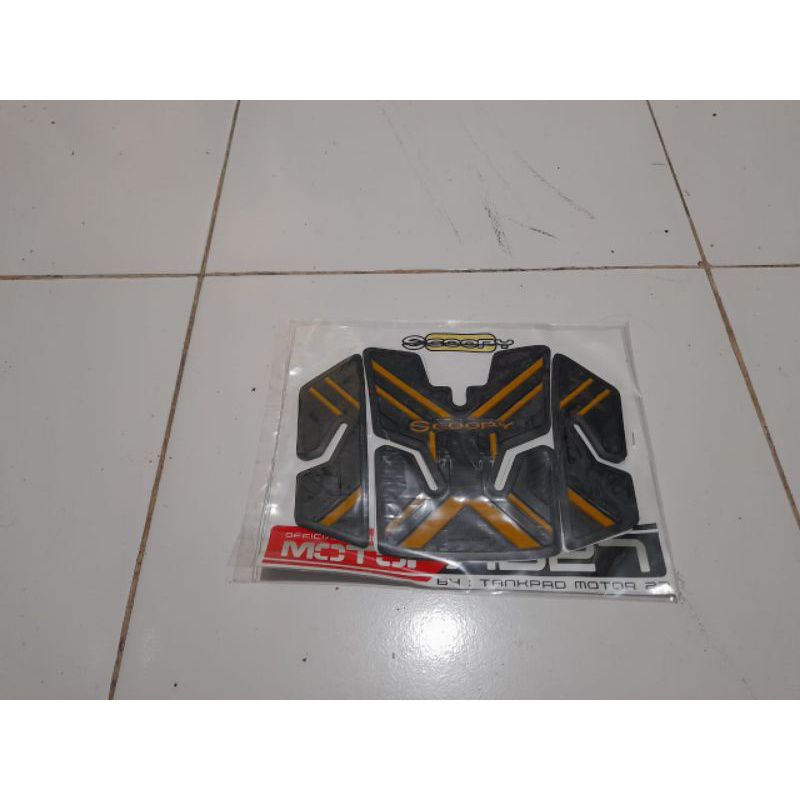 Stiker deckpad rubber premium Honda Scoopy 2020 2021 2022