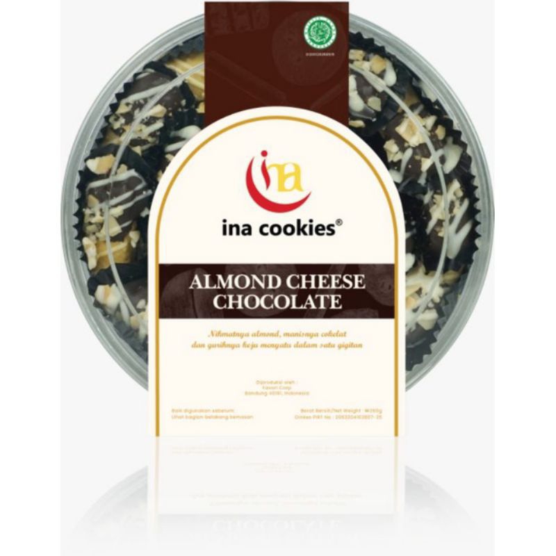 

ALMOND CHEESE COKLAT INA COOKIES REGULER