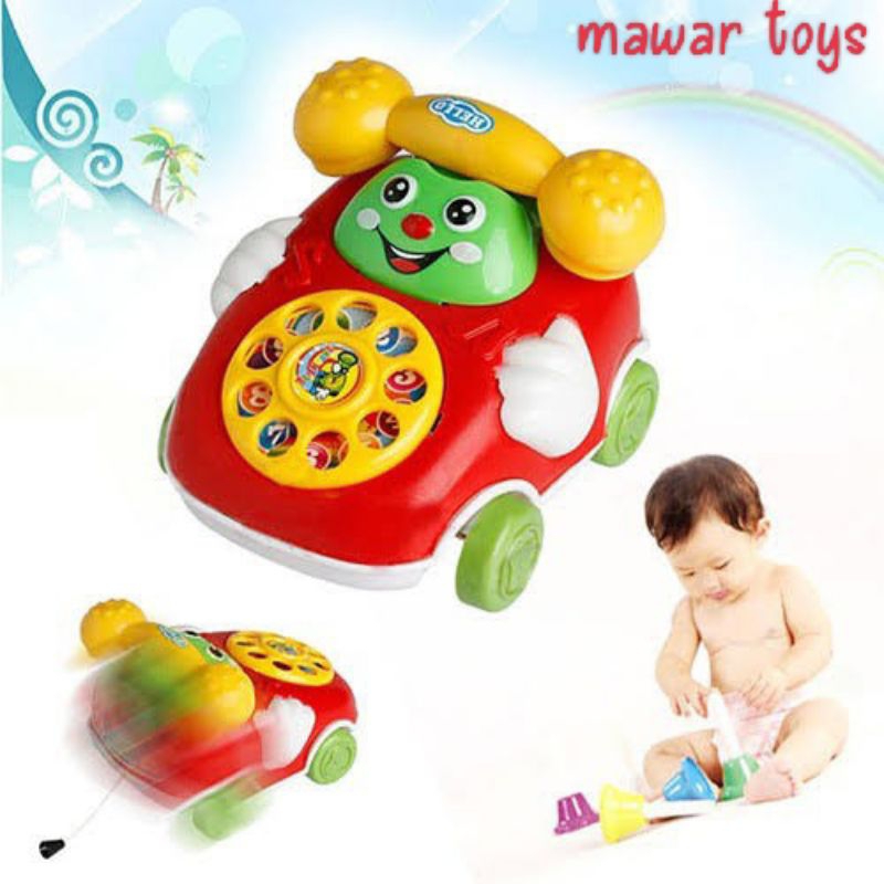 mainan anak anak mobil tarik, murah bagus berkualitas