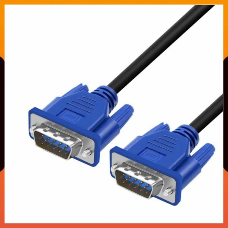 (COD) KABEL VGA TO VGA DIGITAL MALE TO MALE 1.5 METER / KABEL VGA KE VGA UNTUK KE LAPTOP MONITOR PROYEKTOR KOMPUTER 1.5M