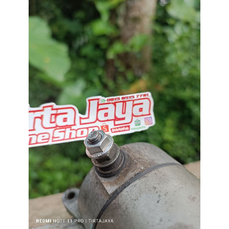 mur flange stainles baut positif dinamo stater honda megapro tiger