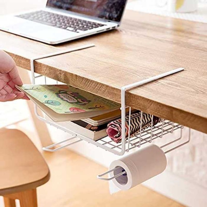 KITLOVE Rak Gantung Cabinet Door Organizer Storage Basket Rack Putih - IFB41