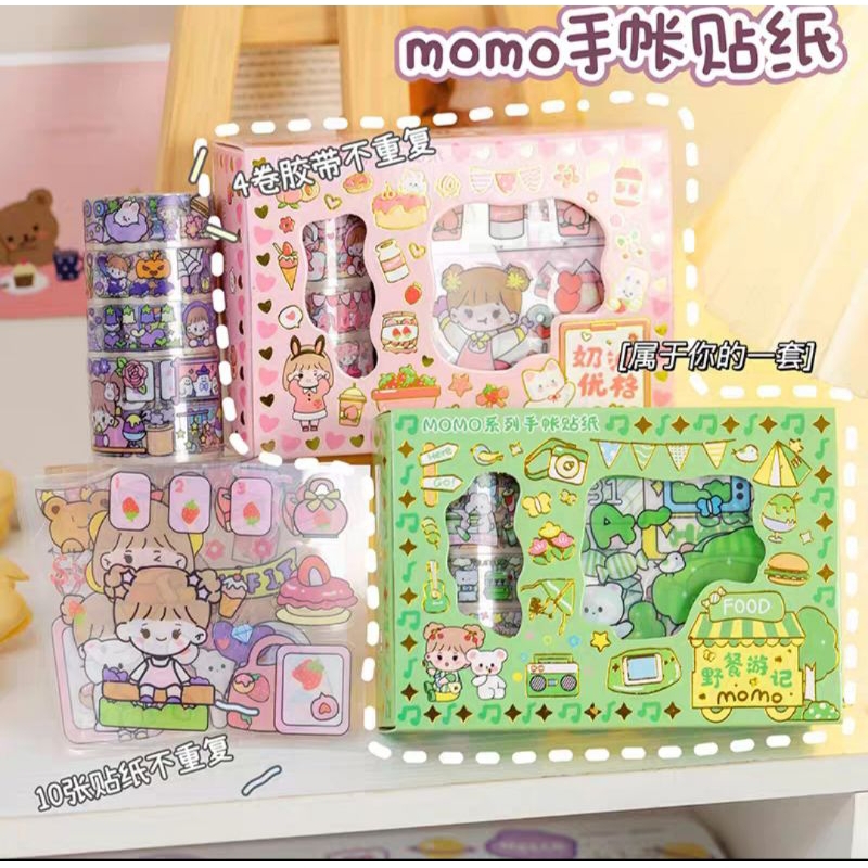 Stiker MOMO|Stiker Roll Momo|Stiker MoMo