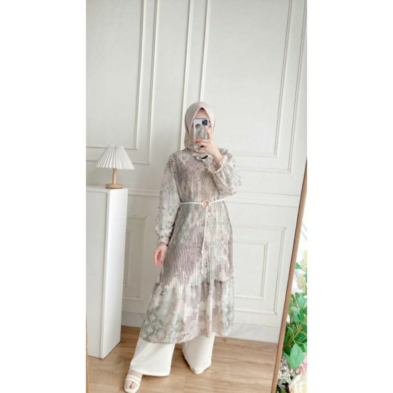 Mosela pleats Tunik puffy mosela tunik