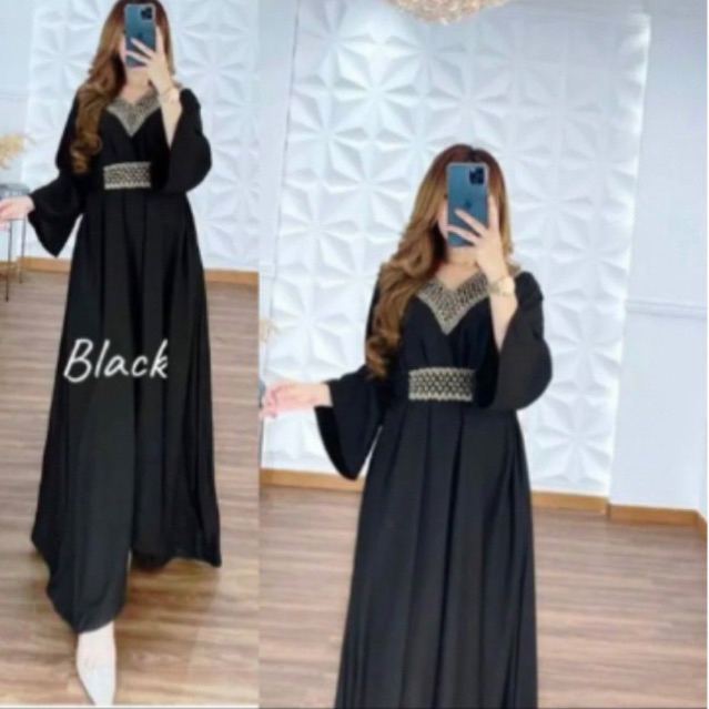 Abaya turkey gamis arab pakistan // gamis abaya // moscrepe bisban