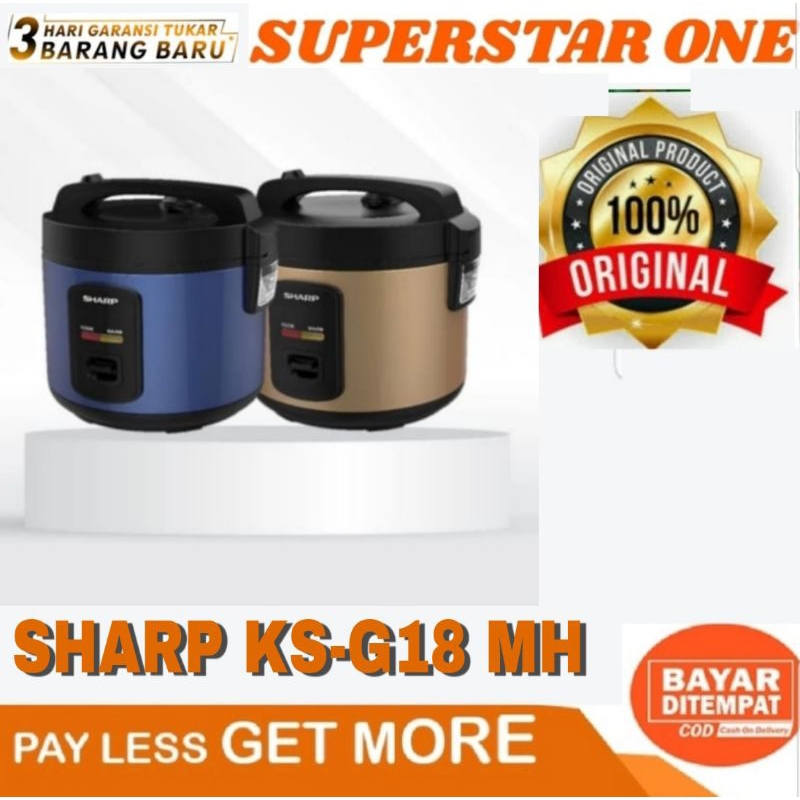 Sharp Rice Cooker KS-G18 MH Bz 1,8 Liter magic com Sharp KS-G18 Bz 1,8 Liter