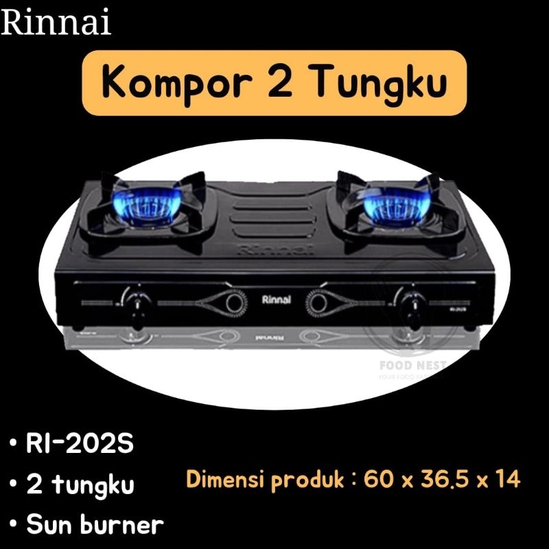 kompor rinnai 2 tungku kompor gas gas stove 2 tungku kompor gas