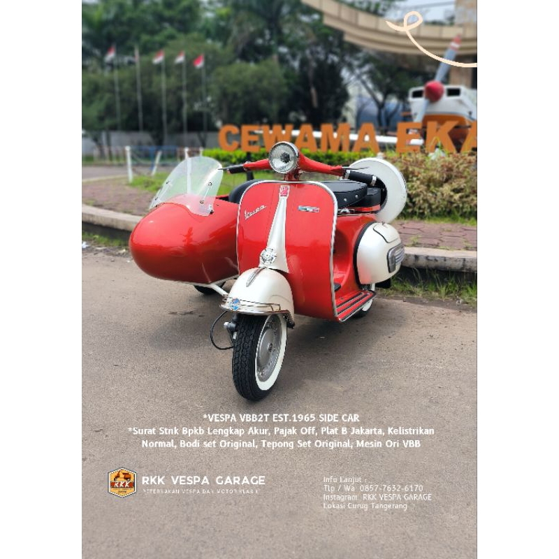 VESPA VBB2 1965 SIDE CAR