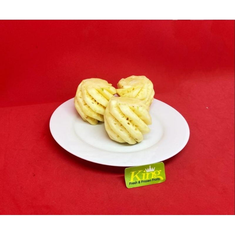 

Nanas kupas, buah nanas kupas,nanas segar kecil isi 2-3 buah