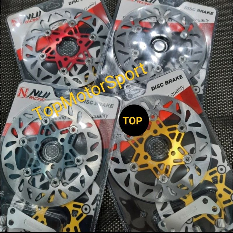 DISC BRAKE PIRINGAN CAKRAM MIO SOUL / MIO SMILE / MIO SPORTY UKURAN 220MM PLUS BREKET ORIGINAL NUI R
