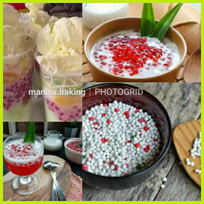 

SAGU MUTIARA 1 KG SAGOO PEARL BUBUR PACAR SAKOTENG